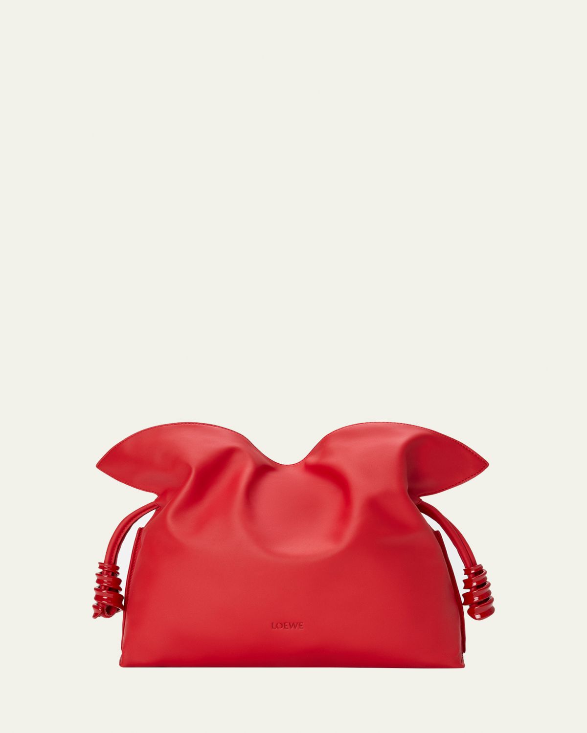 Flamenco Clutch Bag in Leather