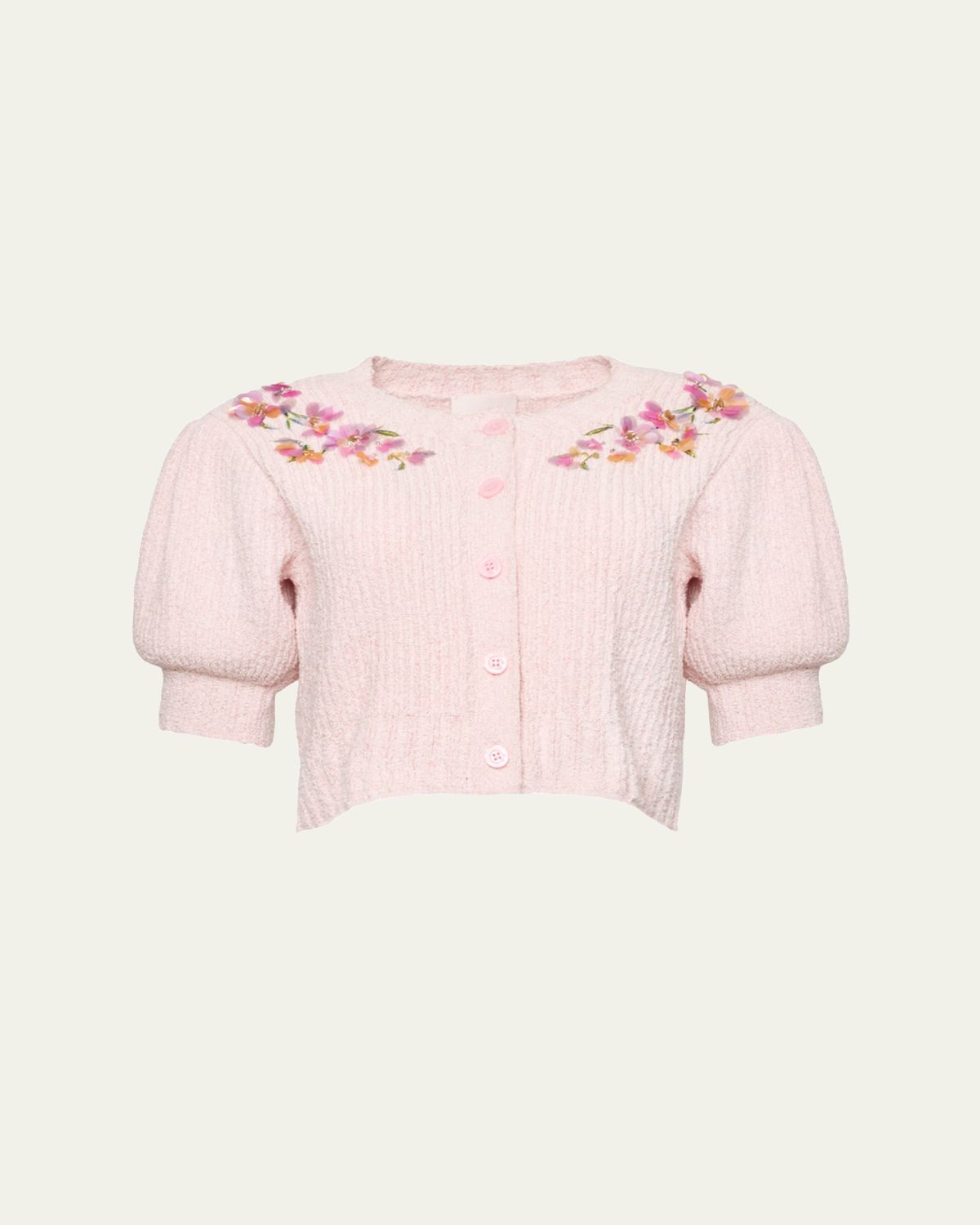 Cinq a Sept Millicent Trailing Flower Cropped Cardigan | Thumbnail 6