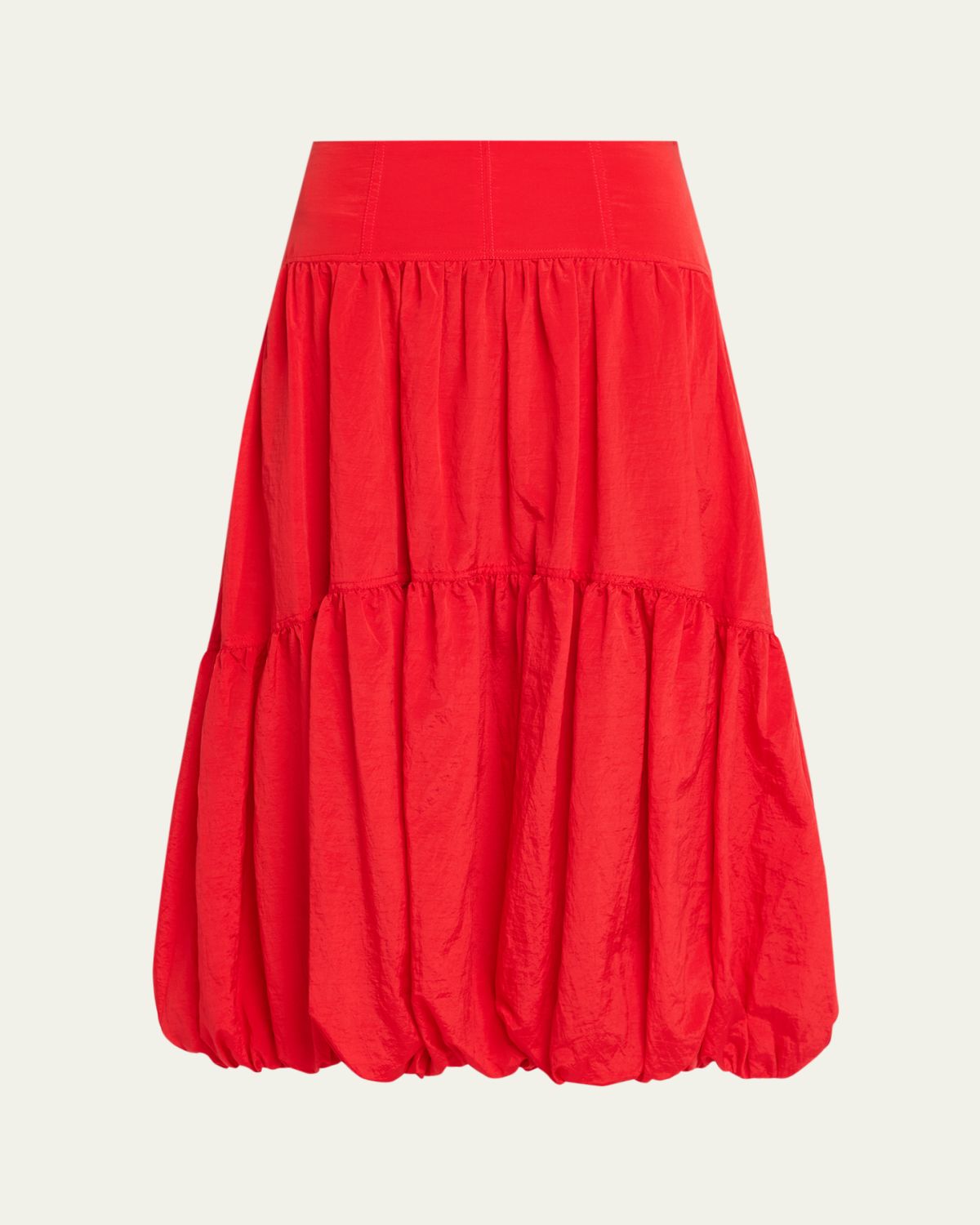 Cinq a Sept Blythe High-Waist Tiered Midi Skirt