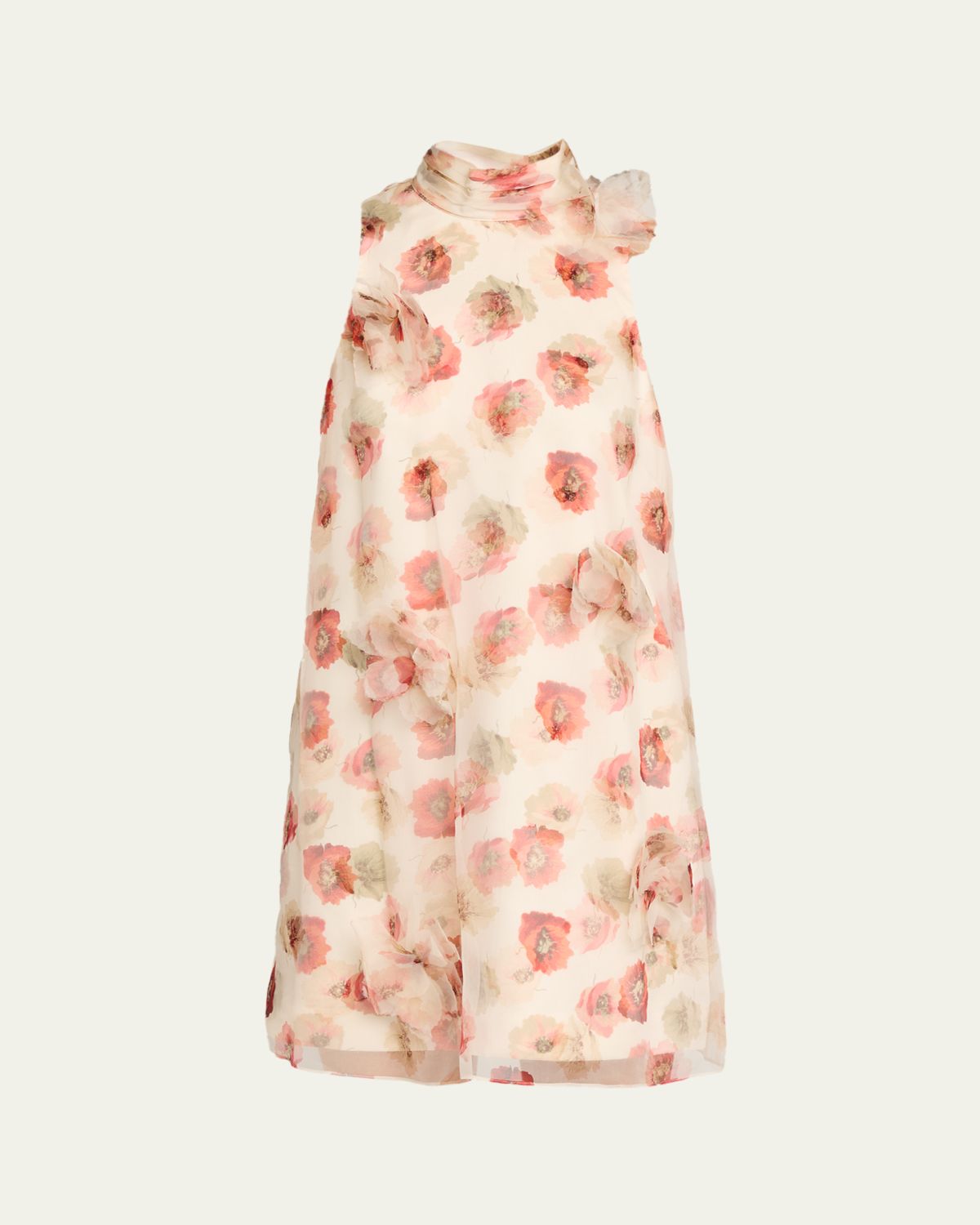 Cinq a Sept Sleeveless Floating Poplin Mini Dress | Thumbnail 6