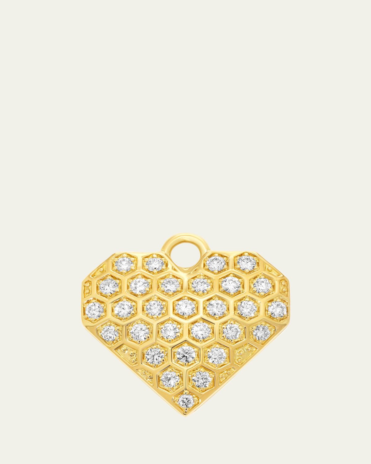 Sara Weinstock SW 18K Gold & Diamond Heart Charm | Thumbnail 4 Sara Weinstock SW 18K Gold & Diamond Heart Charm | Thumbnail 4