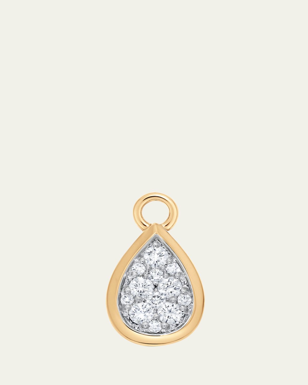 Sara Weinstock 18K Gold & Diamond Pear Charm | Thumbnail 3 Sara Weinstock 18K Gold & Diamond Pear Charm | Thumbnail 3