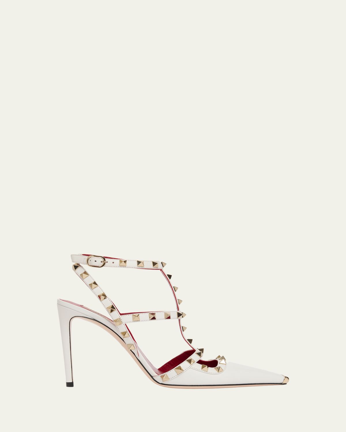 Valentino Garavani 100mm Rockstud Leather Ankle-Strap Pumps | Thumbnail 6 Valentino Garavani 100mm Rockstud Leather Ankle-Strap Pumps | Thumbnail 6