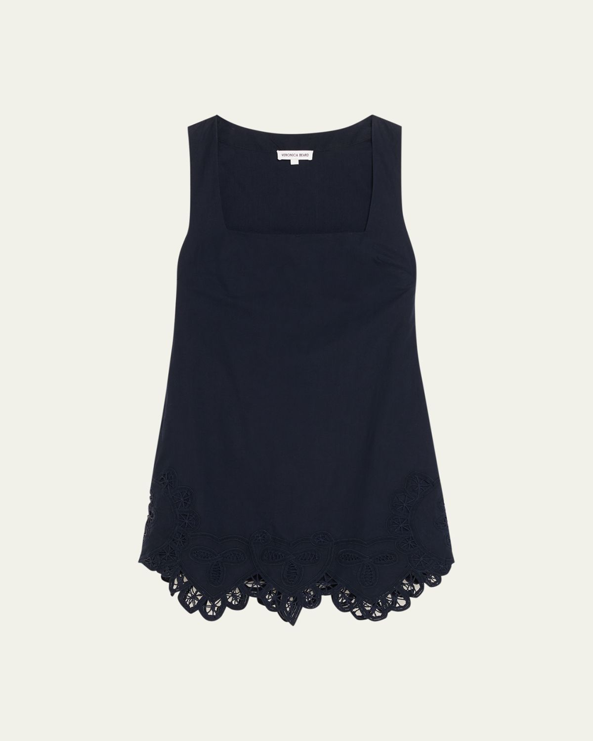 Veronica Beard Shanice Lace Cotton Mini Dress