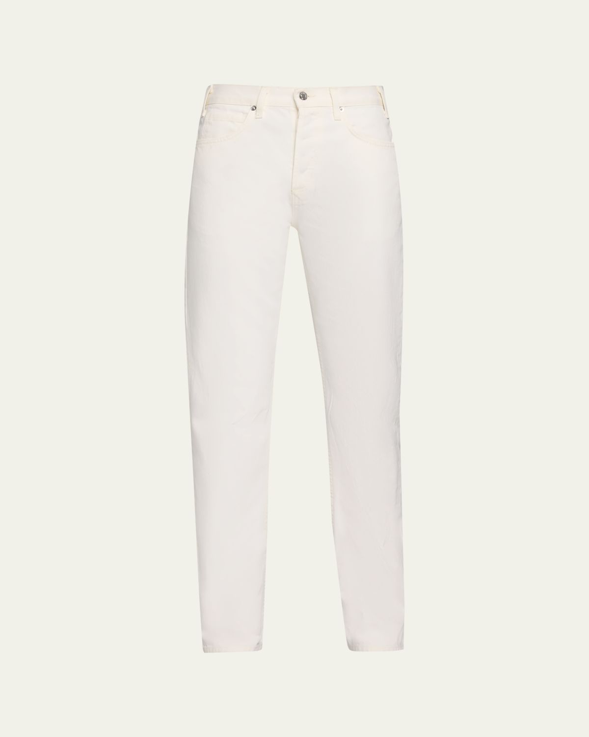 Nili Lotan Briana Mid-Rise Straight-Leg Jeans
