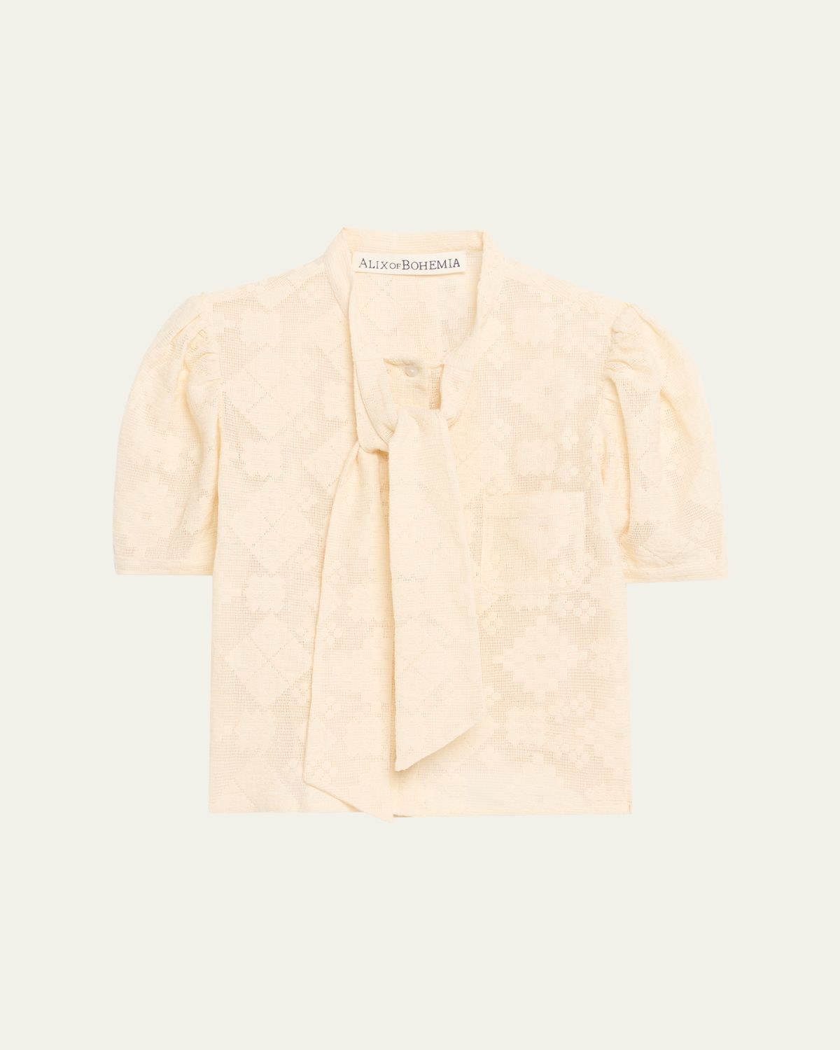 Alix of Bohemia Chance Eyelet Tie-Neck Top | Thumbnail 6