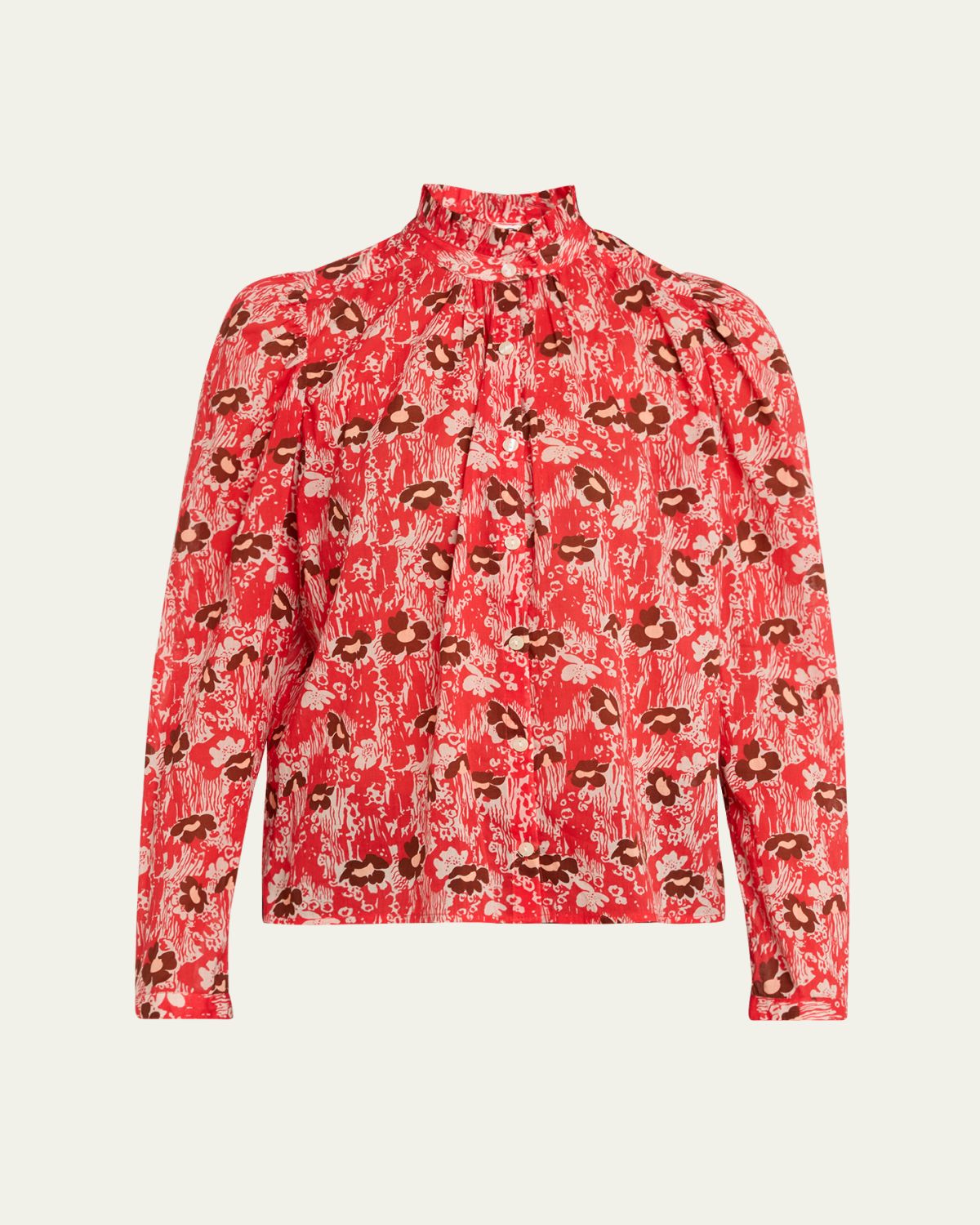 Alix of Bohemia Artemis Printed Long-Sleeve Blouse