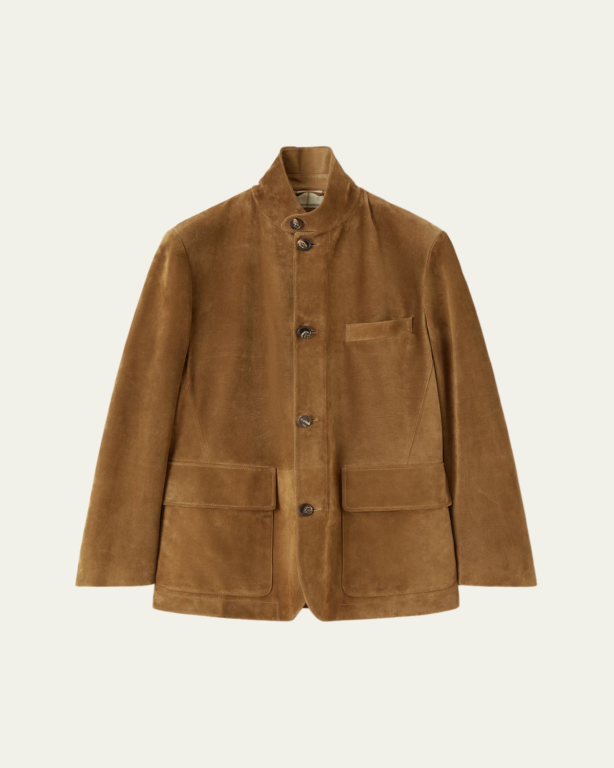 Loro Piana Men's Suede Roadster Jacket
