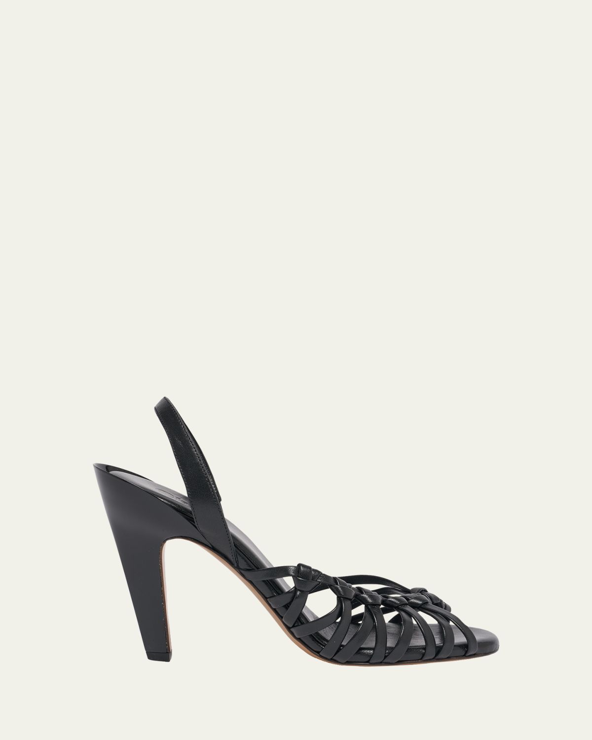 Chloe 95mm Estra Knotted Leather Sandals | Thumbnail 4