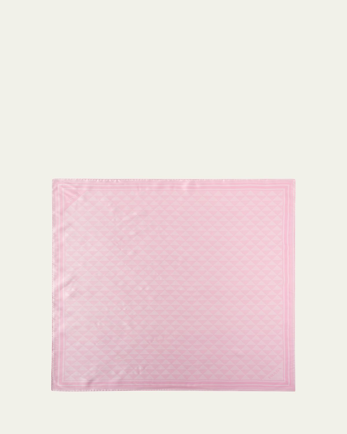 Prada Symbole Jacquard Silk Square Scarf | Thumbnail 3