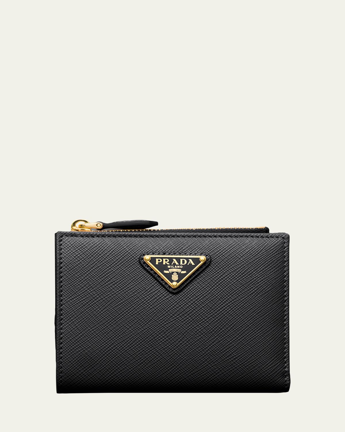 Prada Leather Bifold Wallet | Thumbnail 4