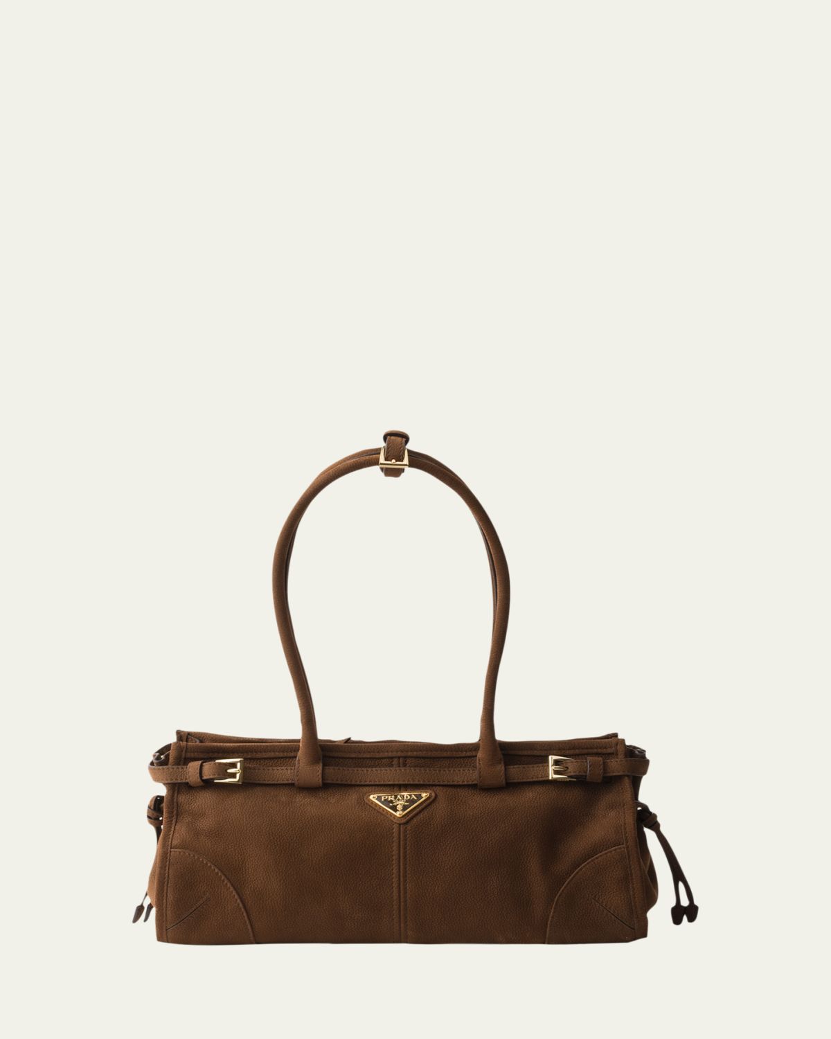 Prada Bonnie Medium Nubuck Leather Shoulder Bag | Thumbnail 4 Prada Bonnie Medium Nubuck Leather Shoulder Bag | Thumbnail 4