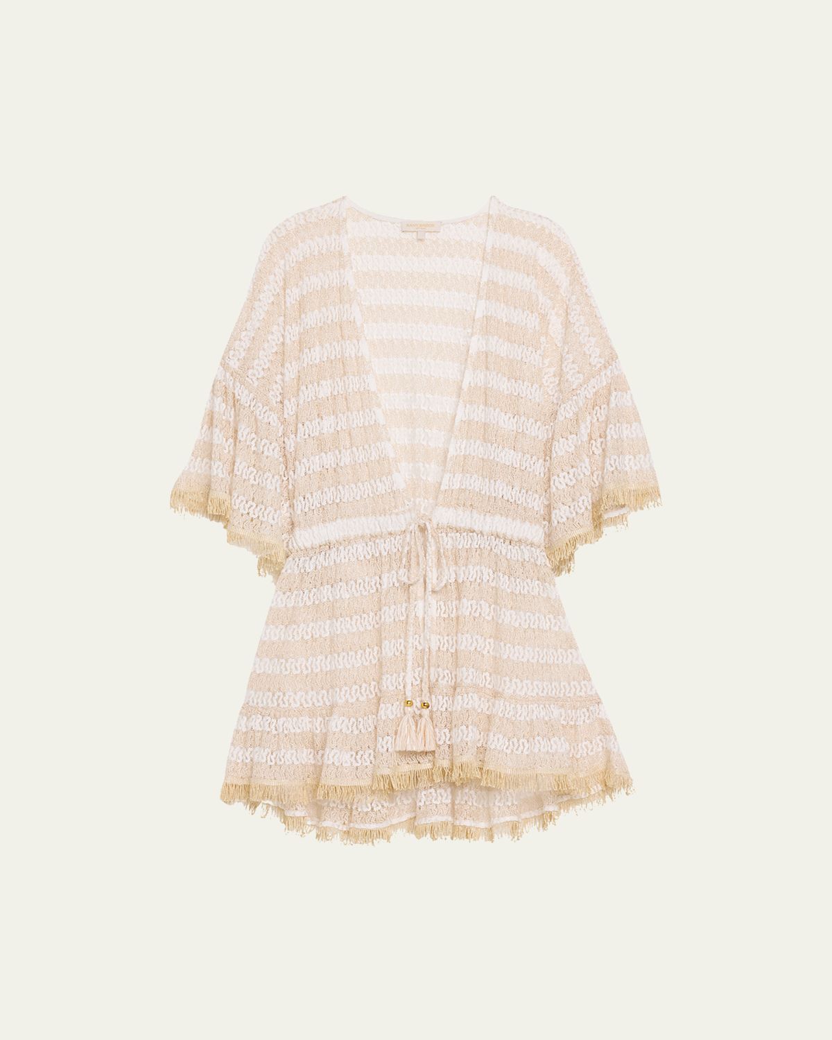 Ramy Brook Jewel Striped Knit Coverup Dress