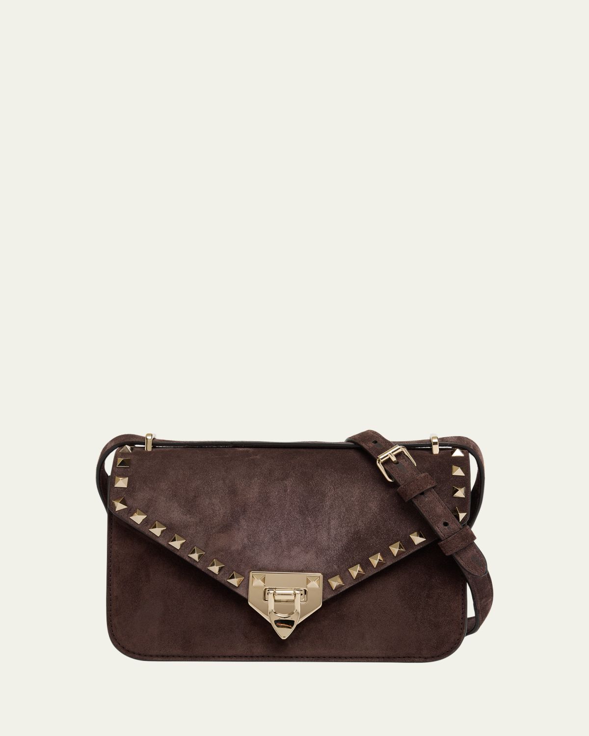 Valentino Garavani Rockstud Suede Shoulder Bag | Thumbnail 6 Valentino Garavani Rockstud Suede Shoulder Bag | Thumbnail 6