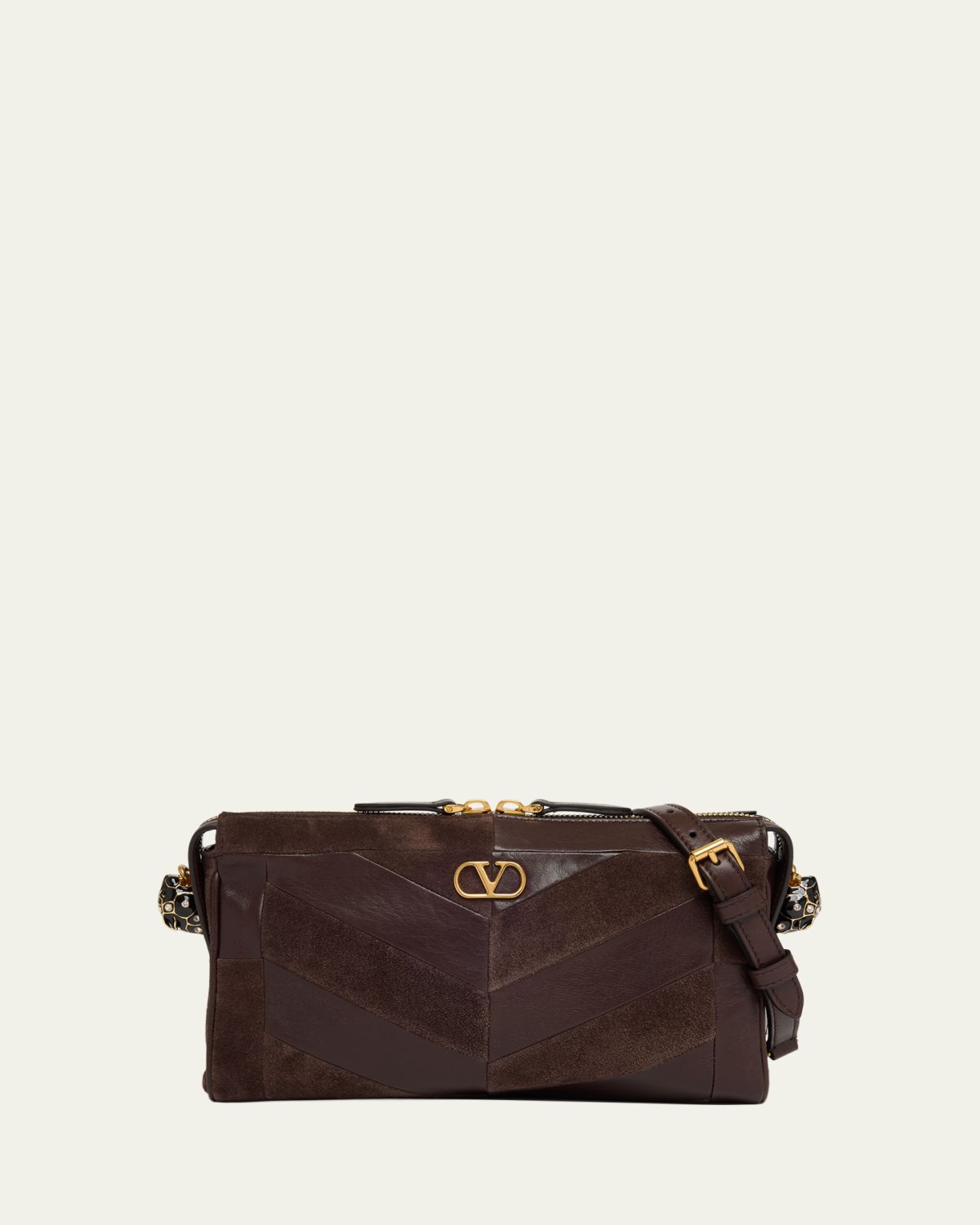 Valentino Garavani Panthea Small Patchwork Chevron Shoulder Bag | Thumbnail 6 Valentino Garavani Panthea Small Patchwork Chevron Shoulder Bag | Thumbnail 6