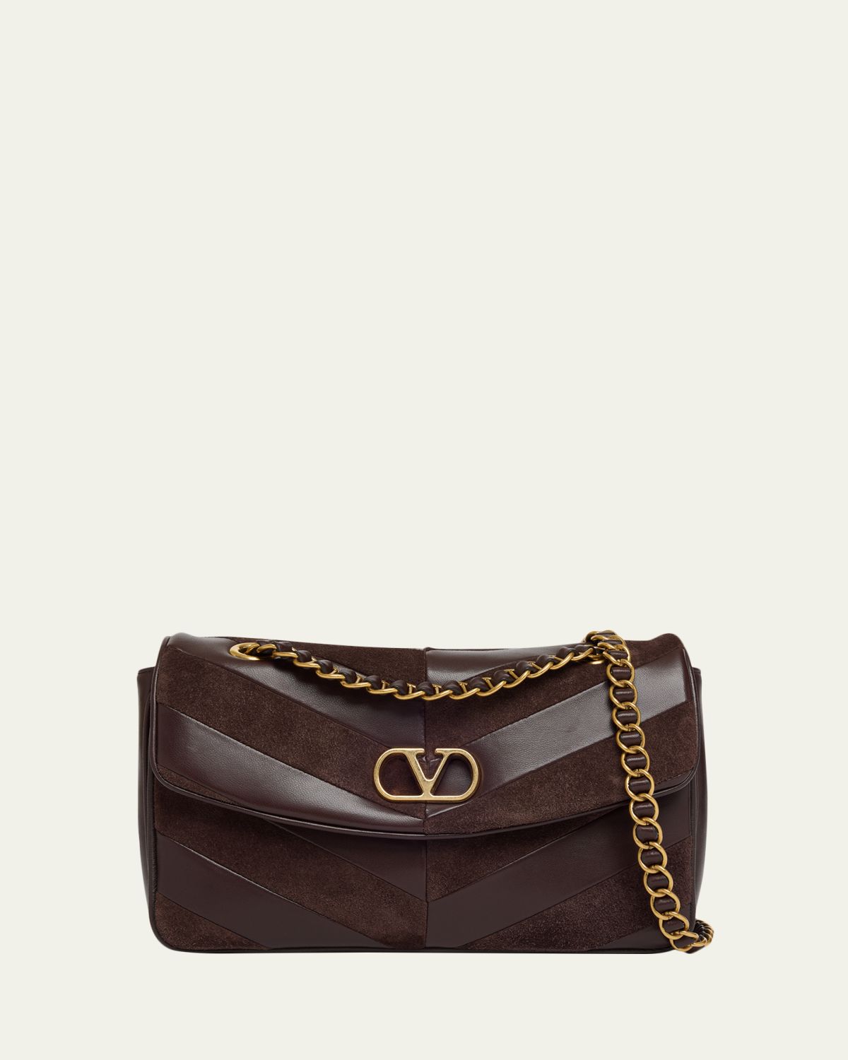 Valentino Garavani Djuna Medium Patchwork Chevron Shoulder Bag | Thumbnail 6 Valentino Garavani Djuna Medium Patchwork Chevron Shoulder Bag | Thumbnail 6