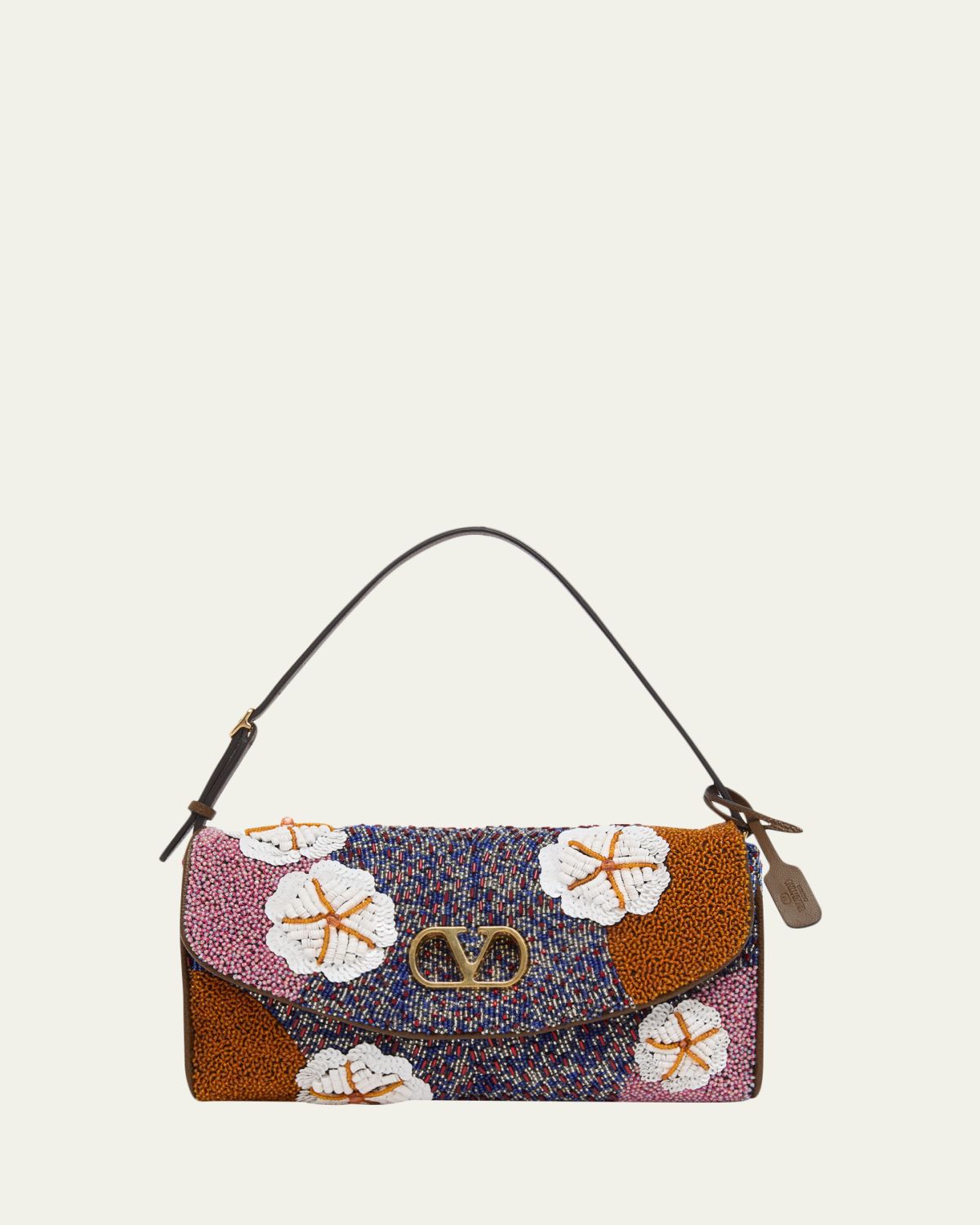 Valentino Garavani DeVain Floral Beaded Top-Handle Bag | Thumbnail 6