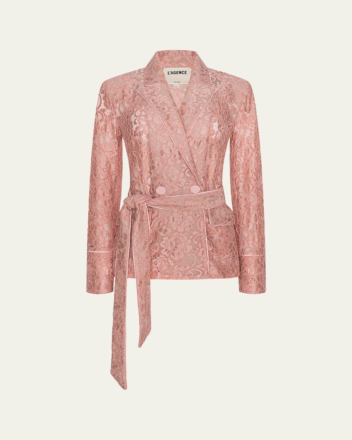 L 'Agence Jordana Floral Lace Blazer