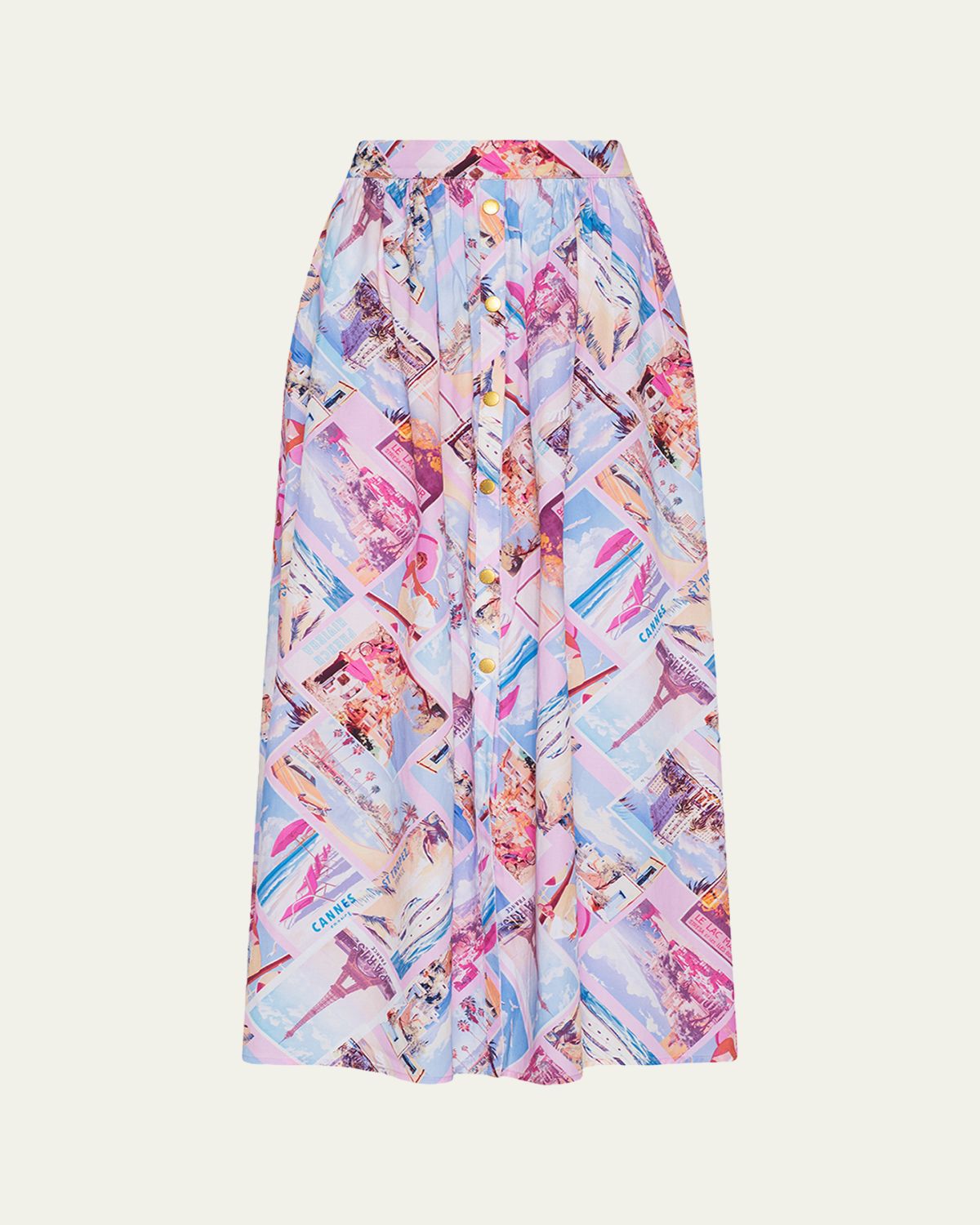 L'Agence Seina Pocket Midi Skirt | Thumbnail 6 L'Agence Seina Pocket Midi Skirt | Thumbnail 6