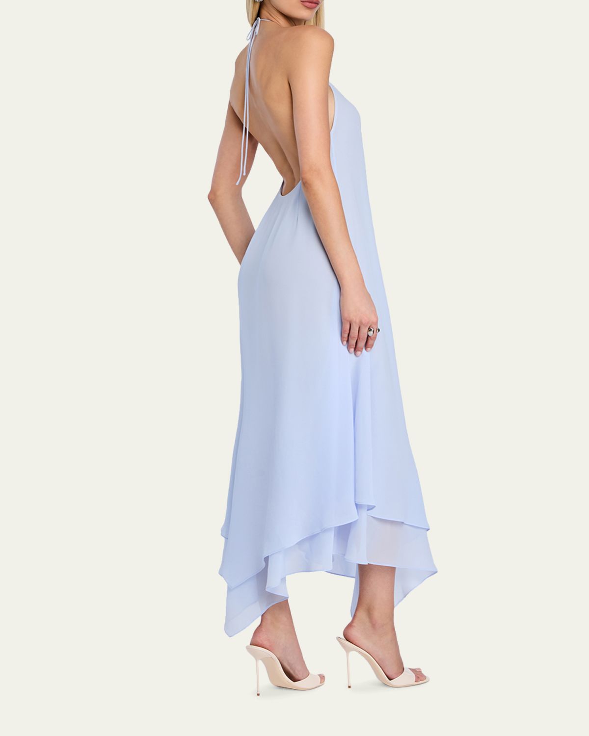 SEROYA Sally Handkerchief Maxi Dress | Thumbnail 3