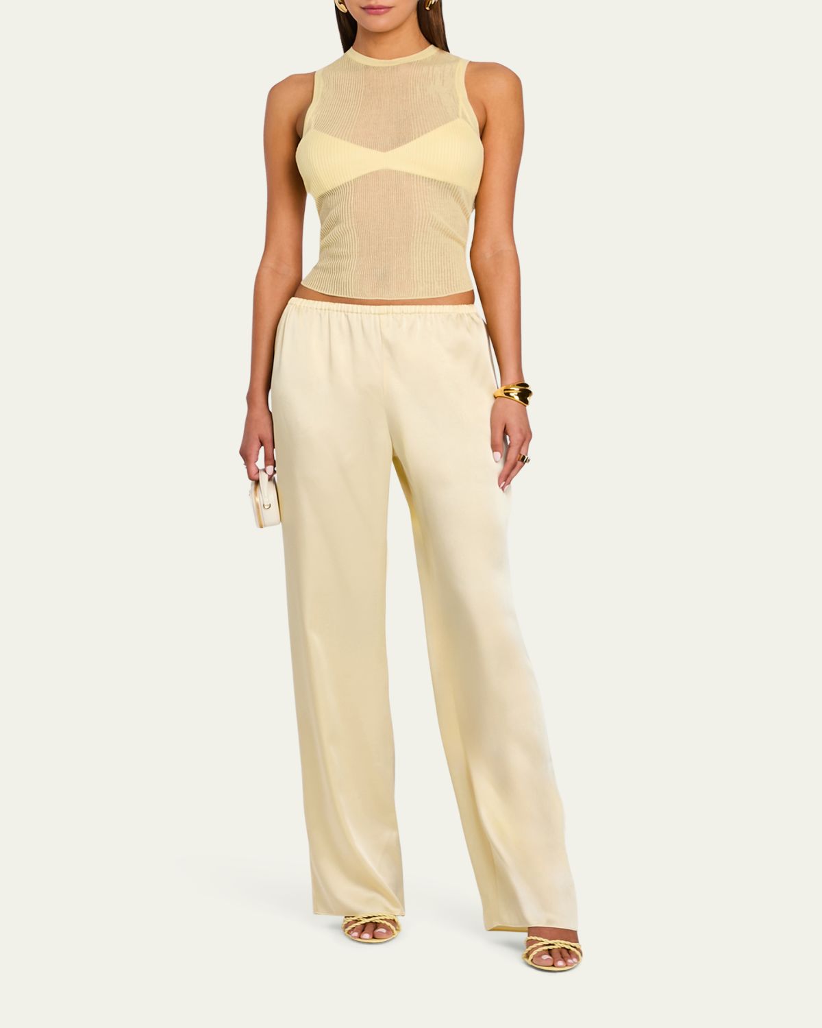 SEROYA Jori Ribbed Semi-Sheer Tank Top | Thumbnail 2 SEROYA Jori Ribbed Semi-Sheer Tank Top | Thumbnail 2