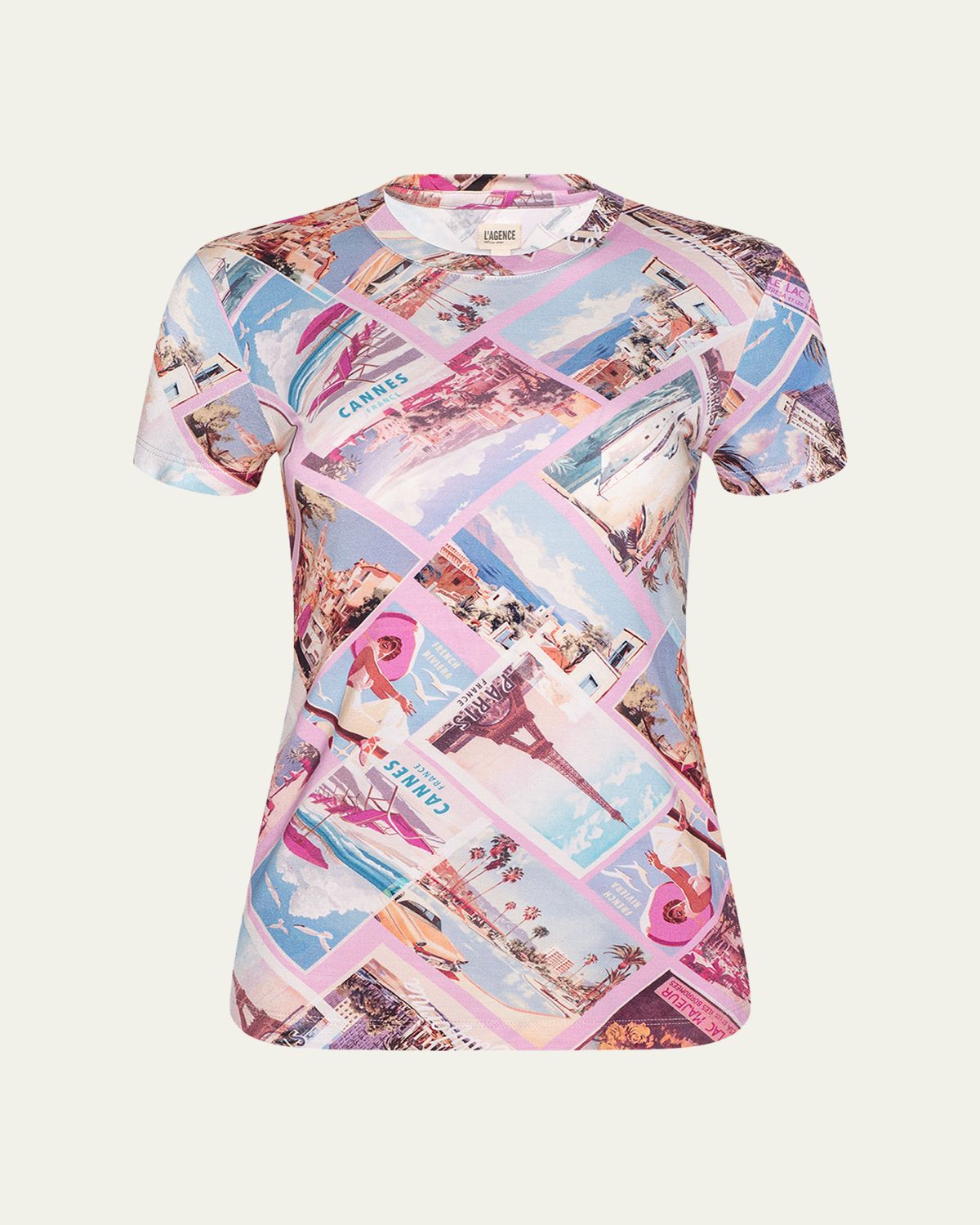 L'Agence Ressi Short-Sleeve Postcard Tee | Thumbnail 8 L'Agence Ressi Short-Sleeve Postcard Tee | Thumbnail 8