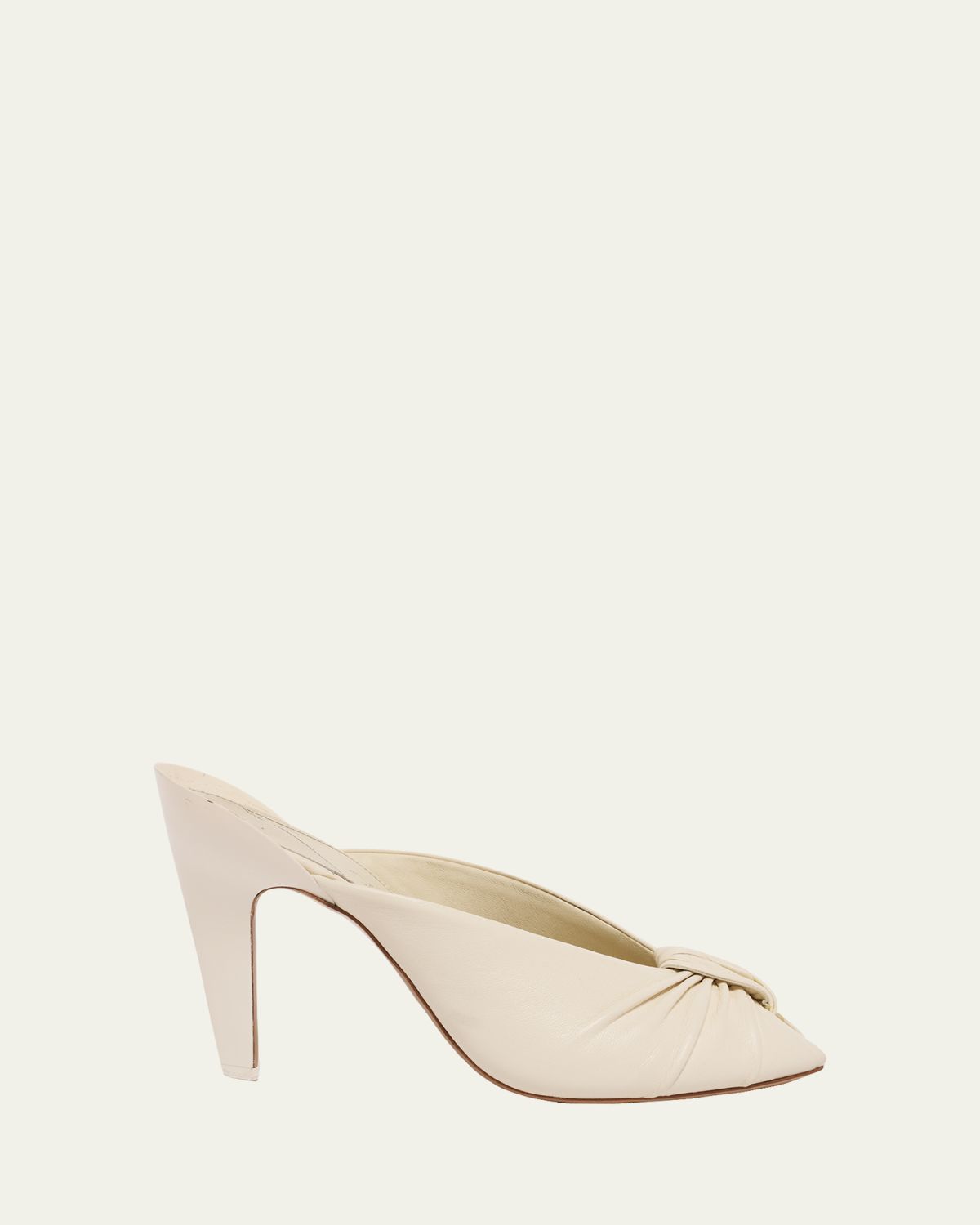 Chloe 95mm Suzie Knotted Leather Mules