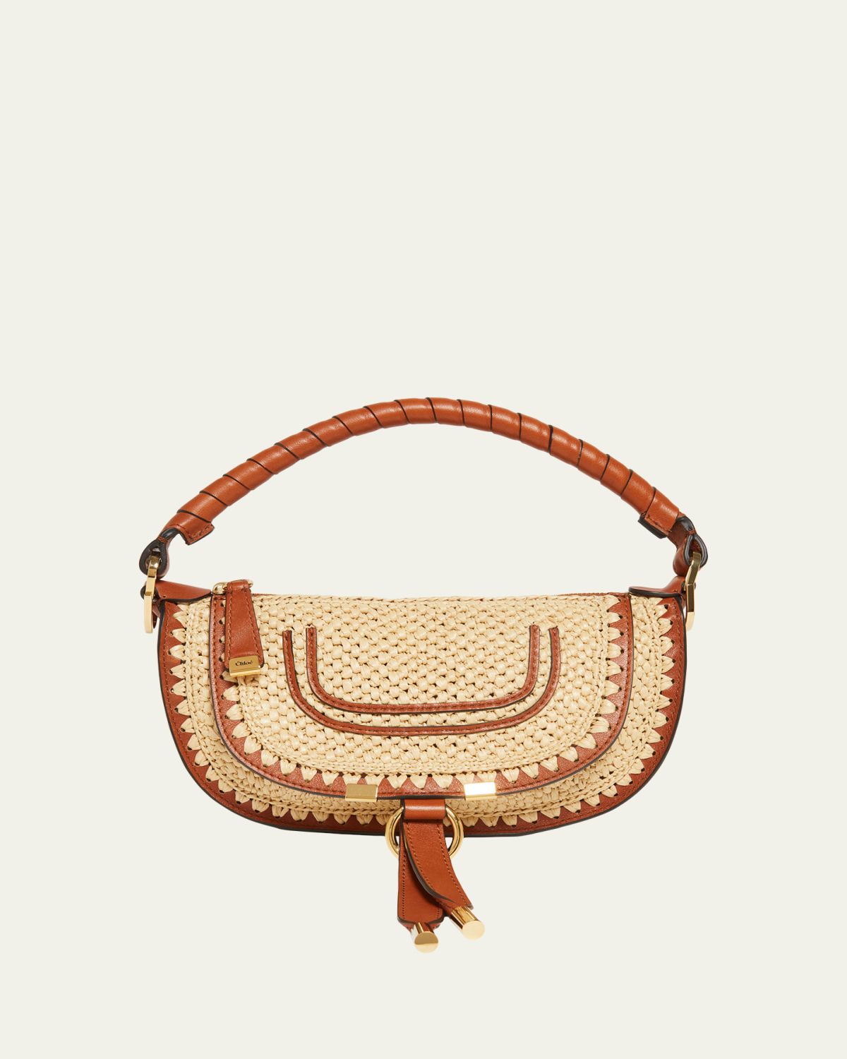 Chloe Marcie Top-Handle Bag in Viscose Raffia | Thumbnail 4 Chloe Marcie Top-Handle Bag in Viscose Raffia | Thumbnail 4