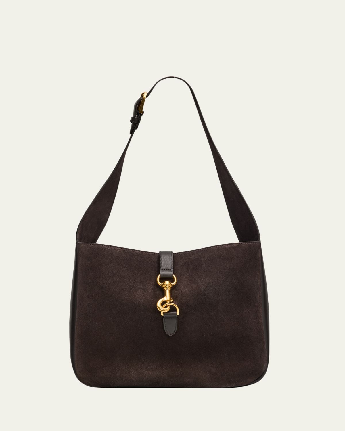 Nili Lotan Anita Suede & Leather Shoulder Bag