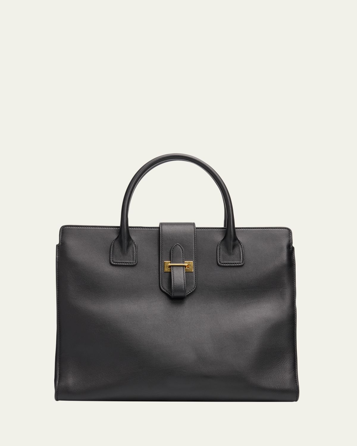 Nili Lotan Lou Leather Top-Handle Bag