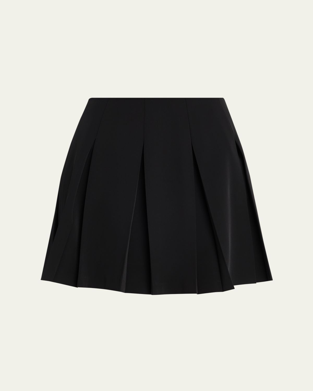 L'Agence Tania Pleated Mini Skirt