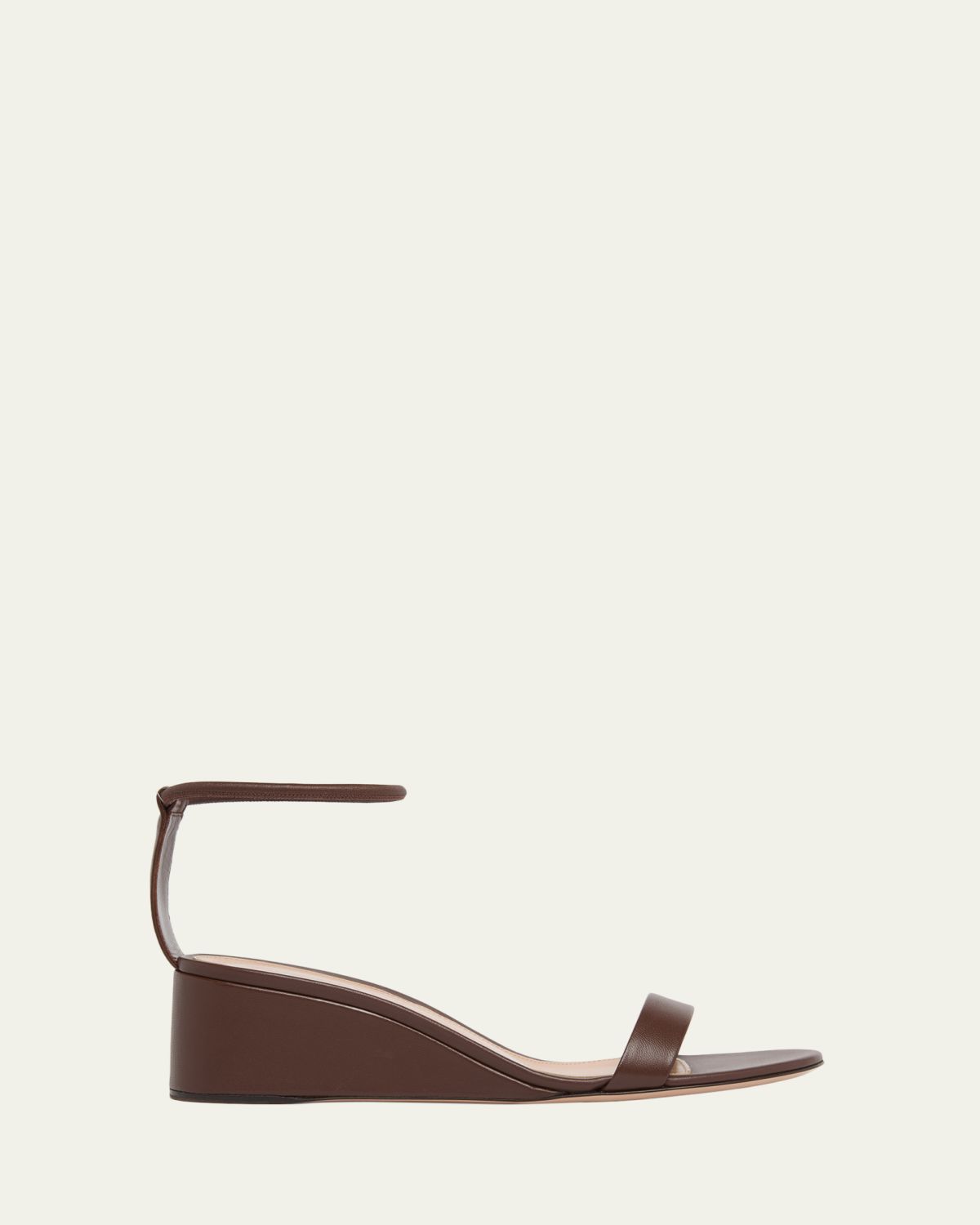 Gianvito Rossi 45mm Nappa Leather Wedge Sandals | Thumbnail 4 Gianvito Rossi 45mm Nappa Leather Wedge Sandals | Thumbnail 4
