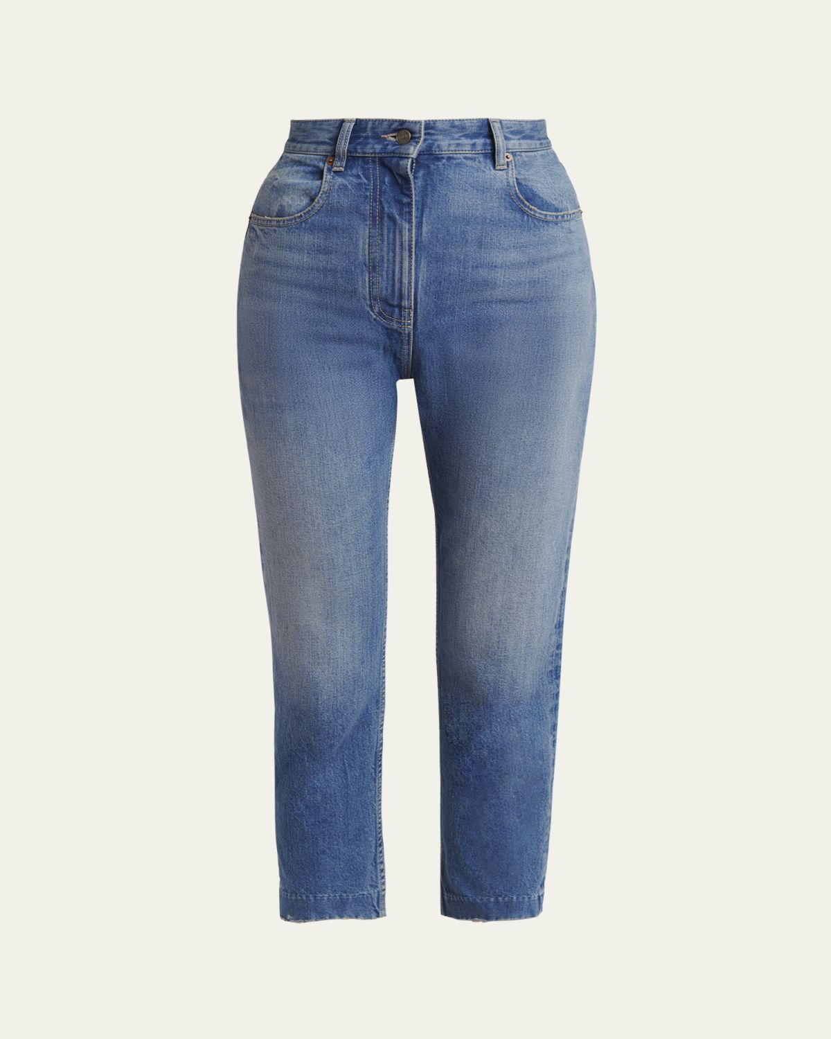 Valentino Garavani High-Rise Skinny-Leg Crop Jeans | Thumbnail 6 Valentino Garavani High-Rise Skinny-Leg Crop Jeans | Thumbnail 6