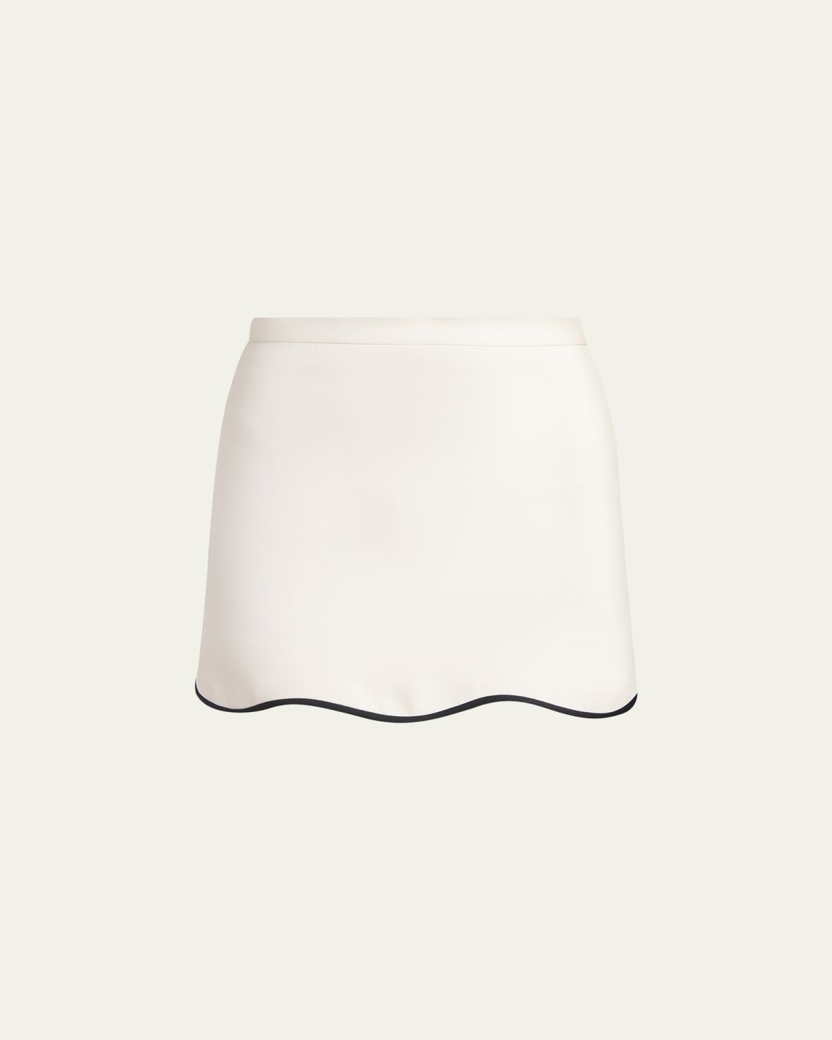 Valentino Garavani Piped Wave Hem Miniskirt | Thumbnail 6