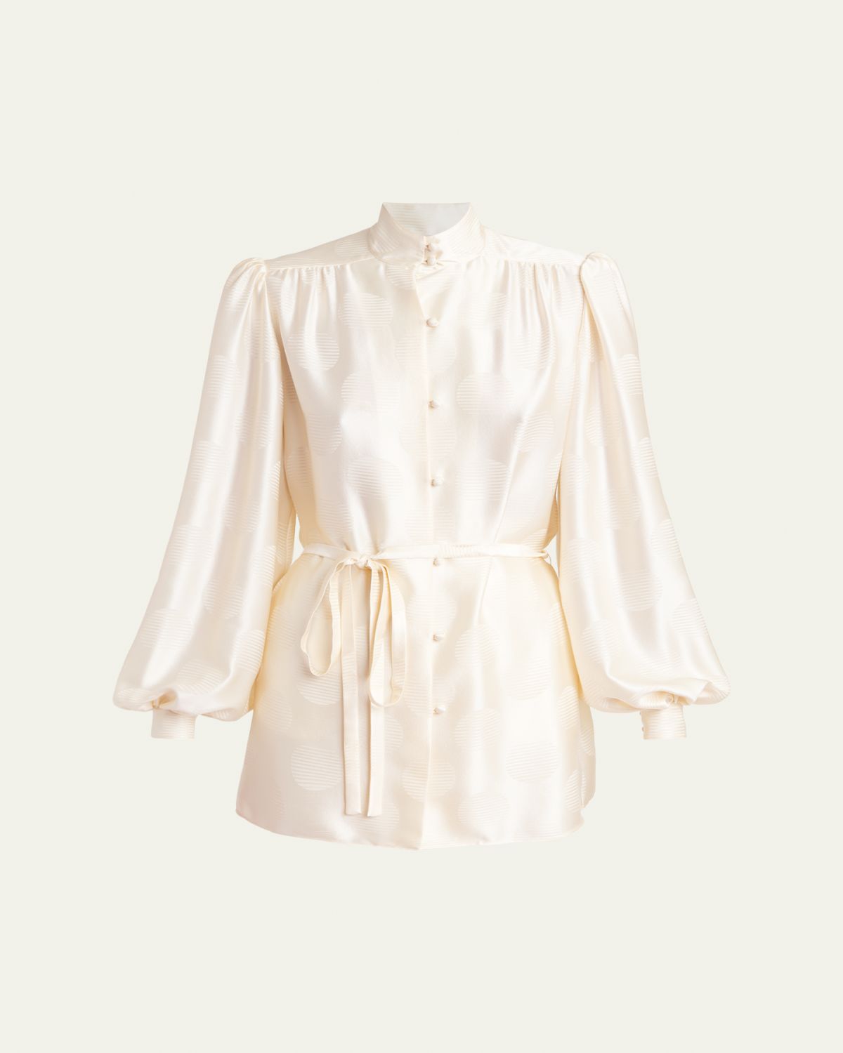 Valentino Garavani Silk Button-Up Blouse | Thumbnail 6 Valentino Garavani Silk Button-Up Blouse | Thumbnail 6