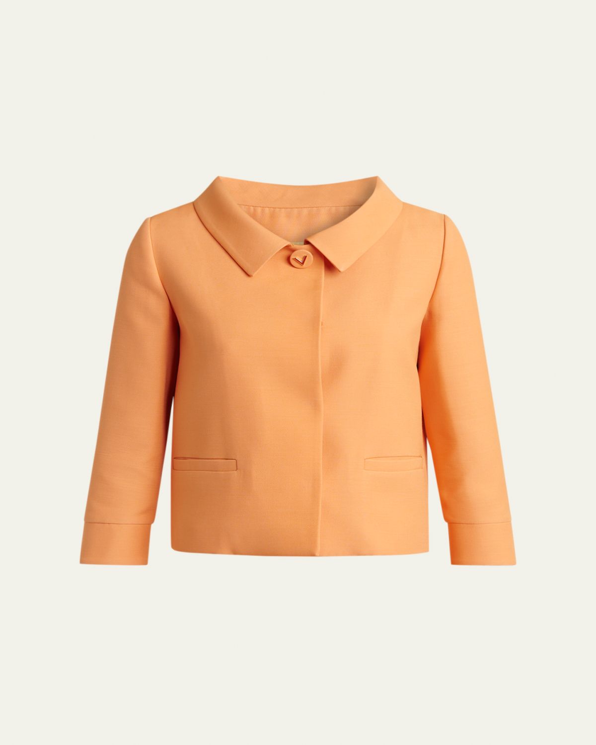 Valentino Garavani Wool Crop Jacket | Thumbnail 6 Valentino Garavani Wool Crop Jacket | Thumbnail 6