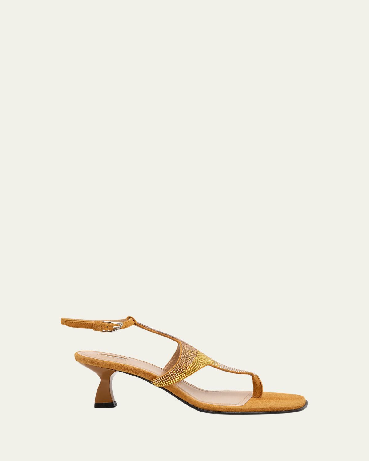 Nodaleto Dona Nova Embellished Suede Kitten-Heel Sandals