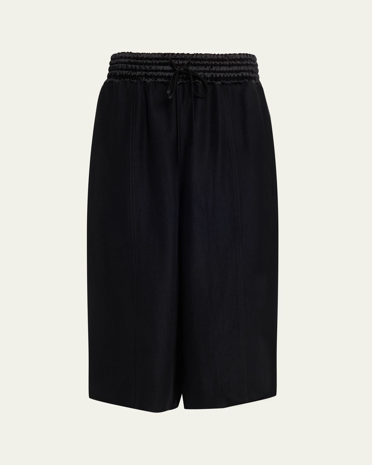 MARIA MCMANUS Drawstring Wide-Leg Basketball Culotte Pants