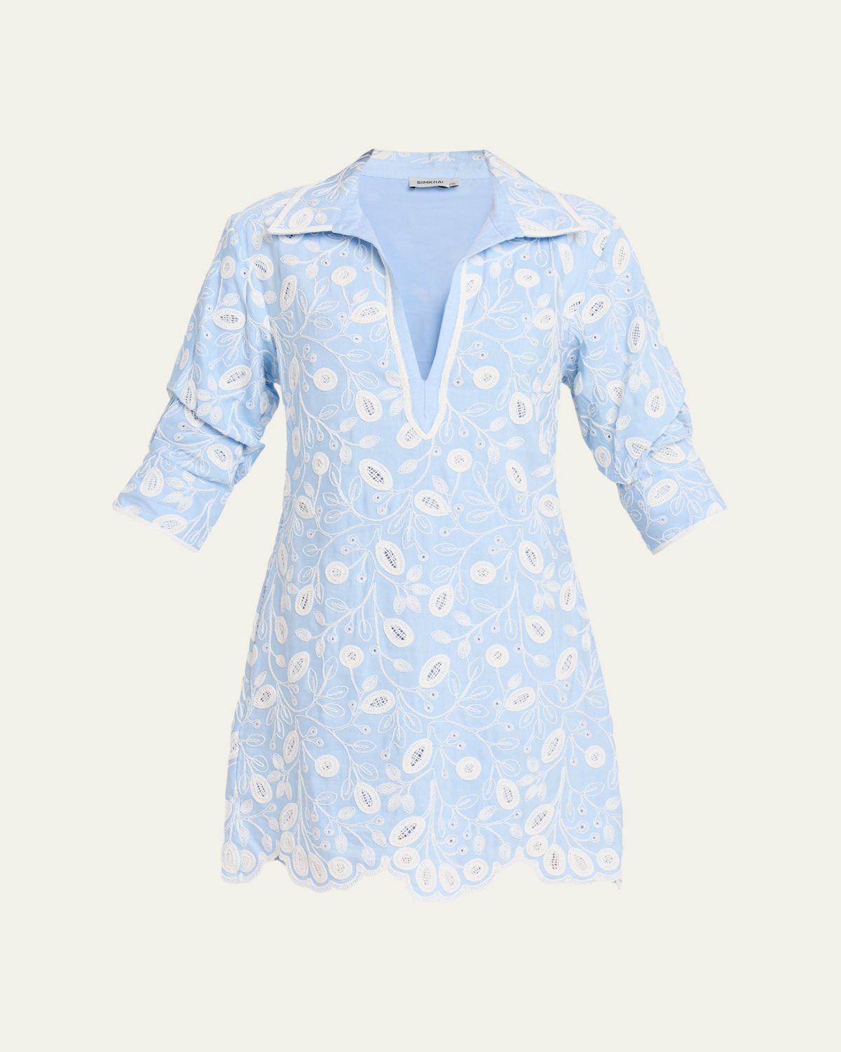 SIMKHAI Freya Embroidered Mini Dress | Thumbnail 6 SIMKHAI Freya Embroidered Mini Dress | Thumbnail 6
