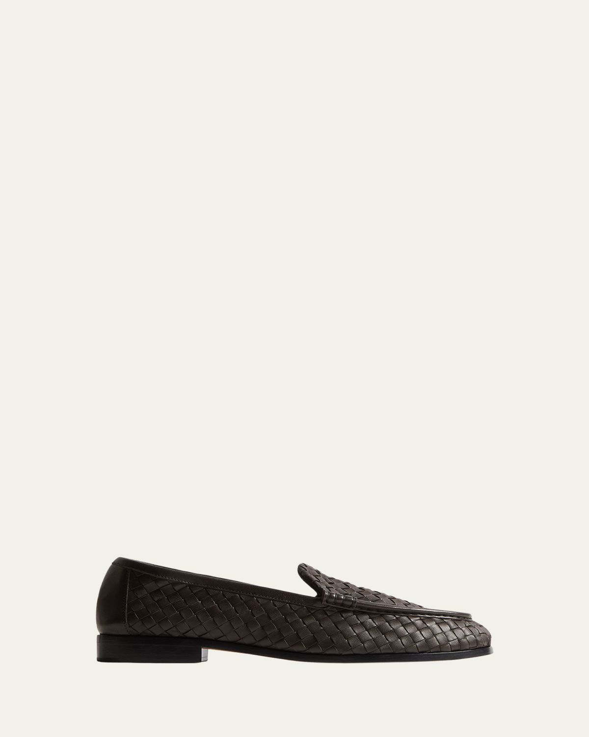 Bottega Veneta Men's Silenzio Intrecciato Napa Leather Loafers | Thumbnail 5 Bottega Veneta Men's Silenzio Intrecciato Napa Leather Loafers | Thumbnail 5