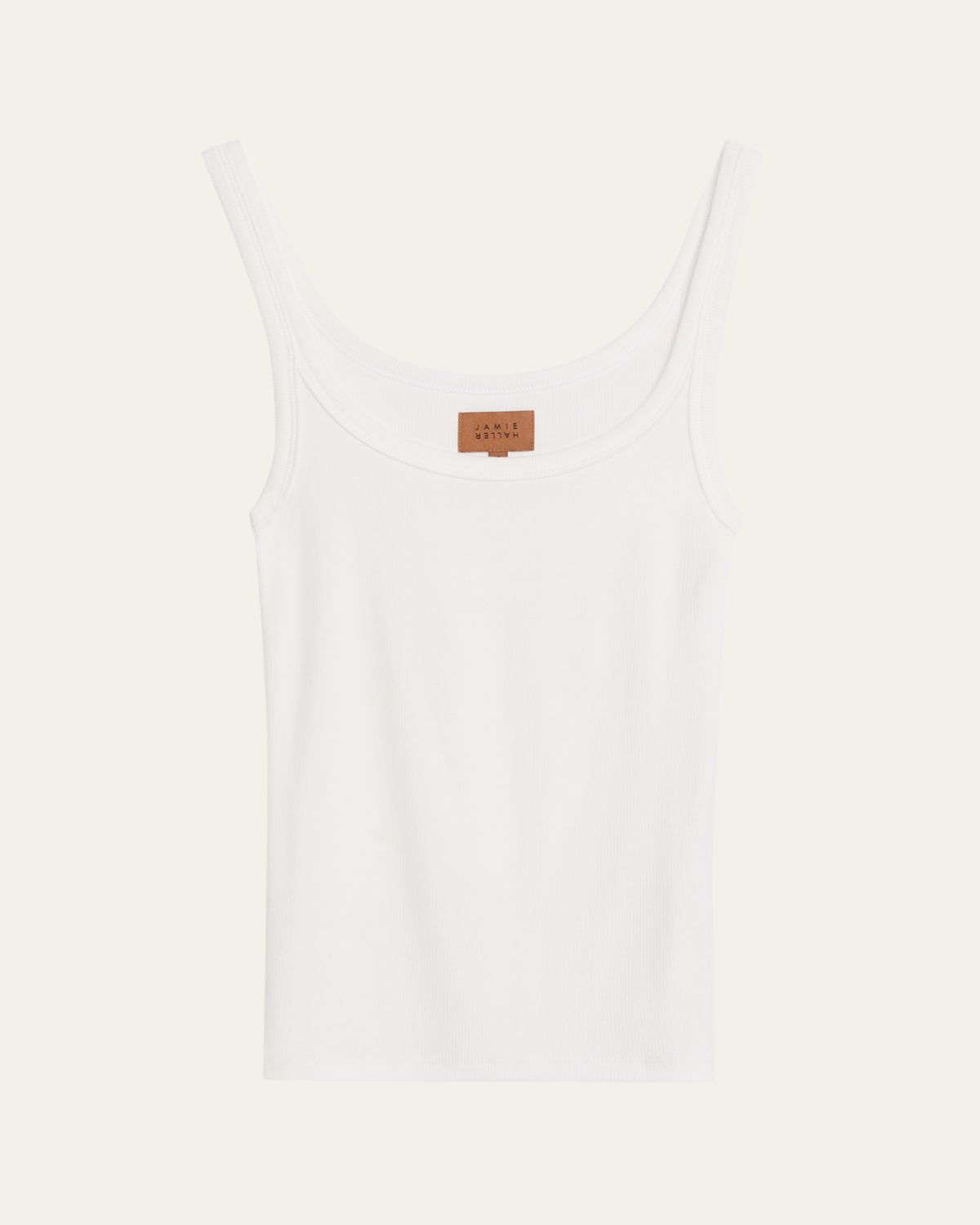 Jamie Haller Scoop-Neck Rib Undershirt