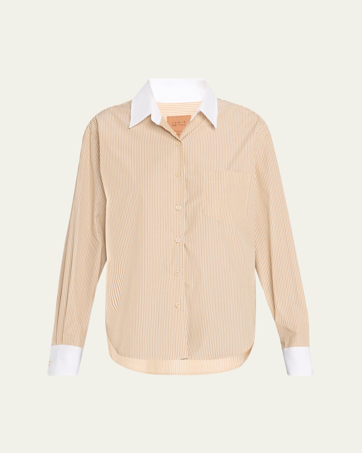 Jamie Haller The Tipped Weekend Cotton Shirt