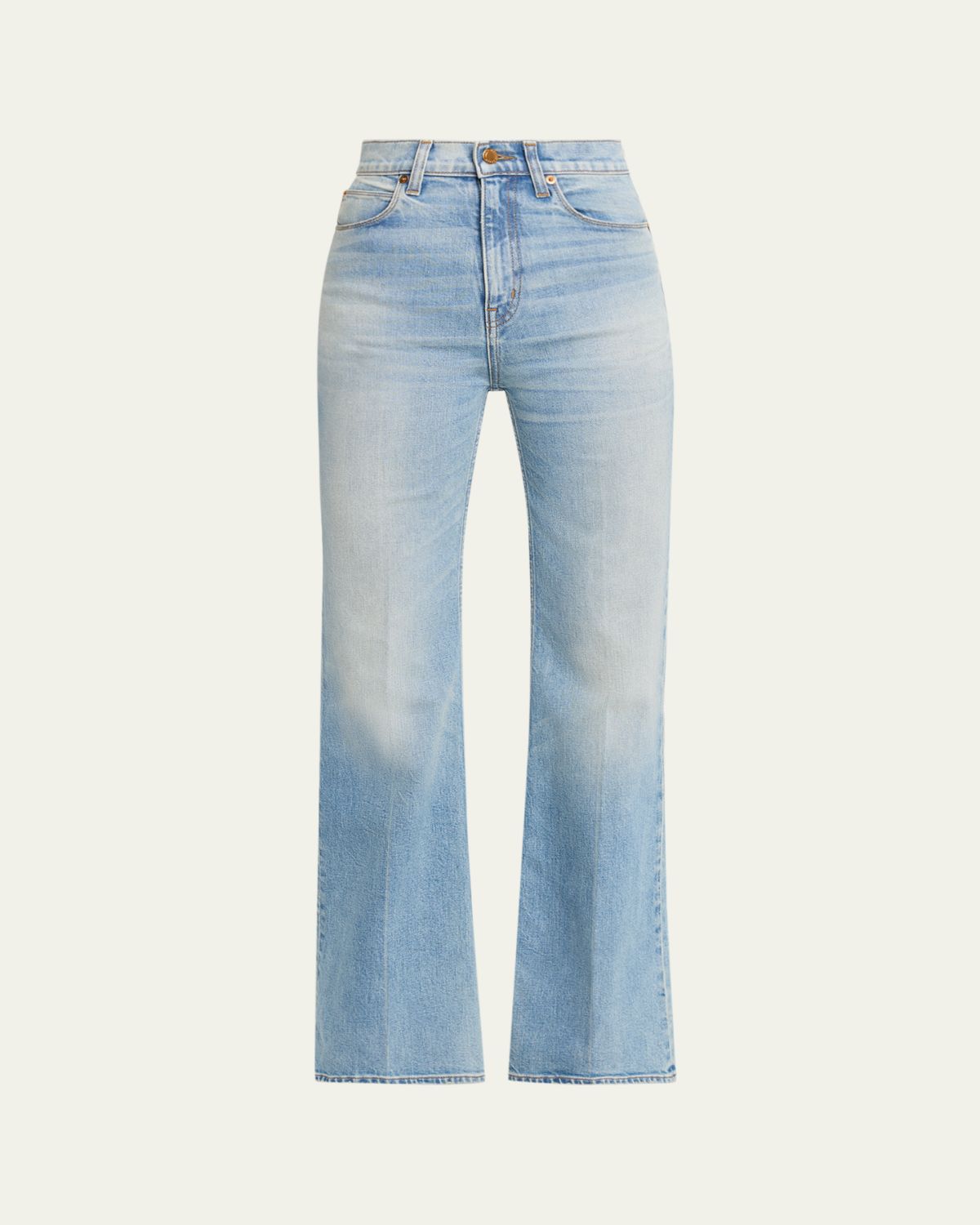 Jamie Haller The Crease Flared Jeans in Beach Indigo