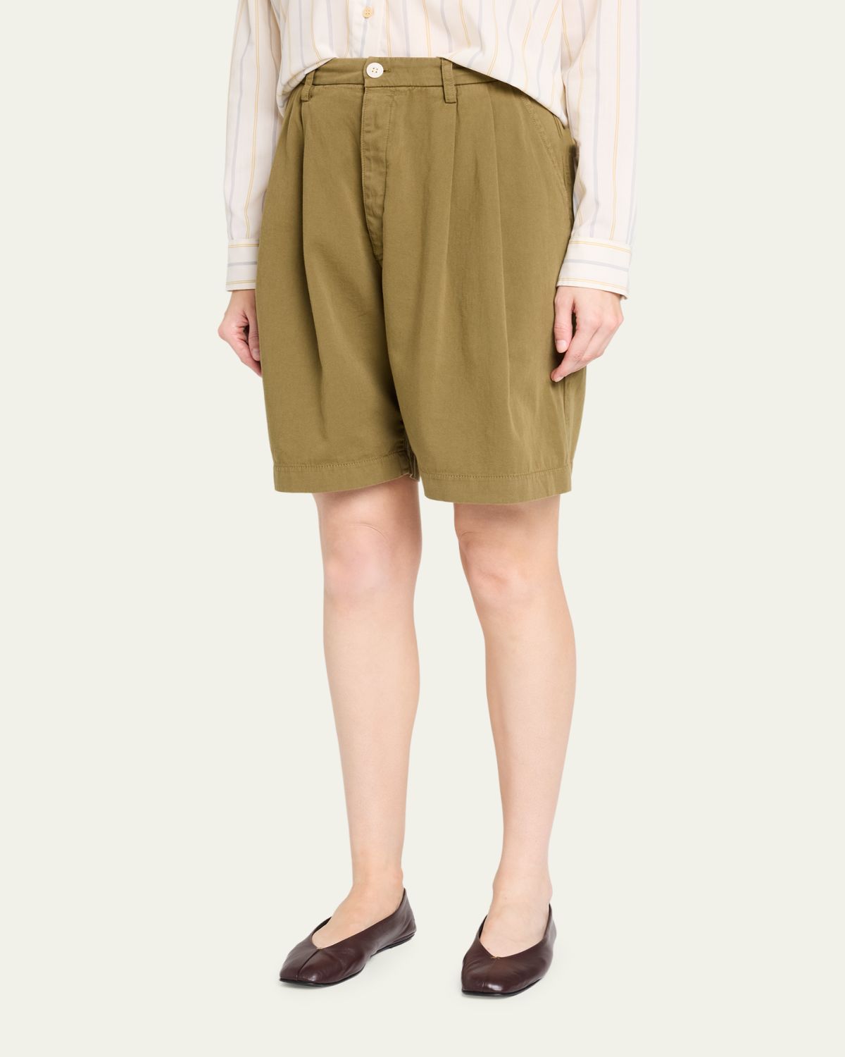 Jamie Haller The Pleat Bermuda Shorts | Thumbnail 4