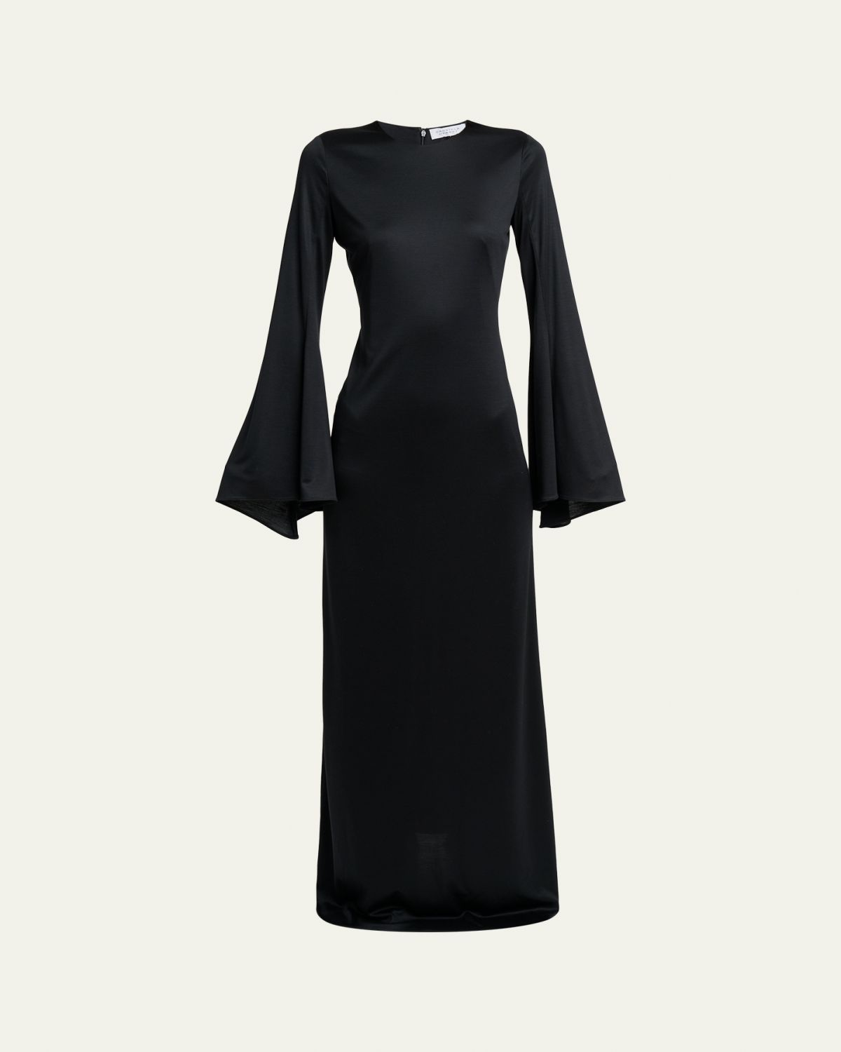 Gabriela Hearst Imara Silk Bell-Sleeve Maxi Dress