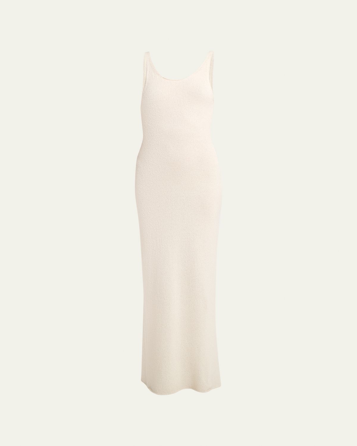 Gabriela Hearst Nyra Silk Gauze Knit Sleeveless Maxi Dress