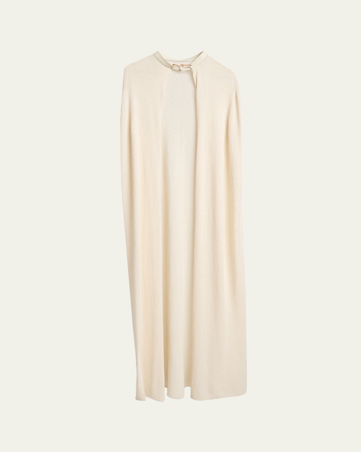 Gabriela Hearst Laleh Silk Knit Gauze Long Cape