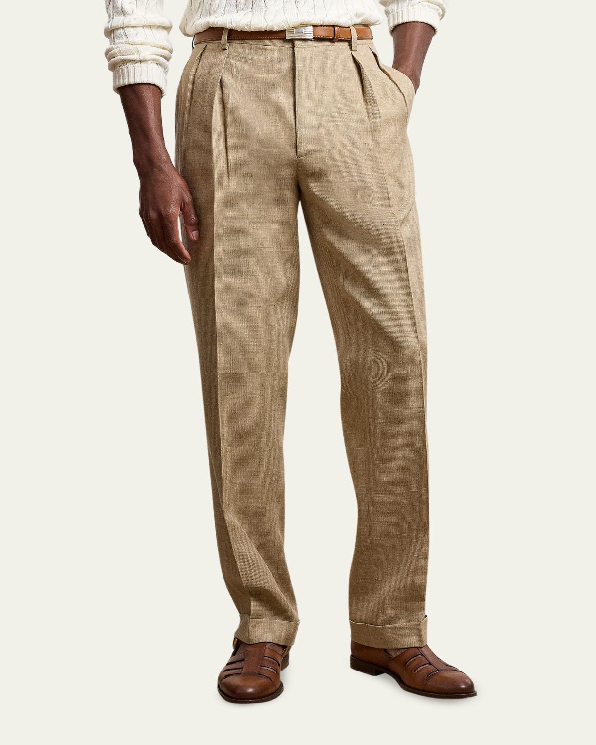 Ralph Lauren Purple Label Glenn Hand-Tailored Suit Trouser | Thumbnail 4 Ralph Lauren Purple Label Glenn Hand-Tailored Suit Trouser | Thumbnail 4