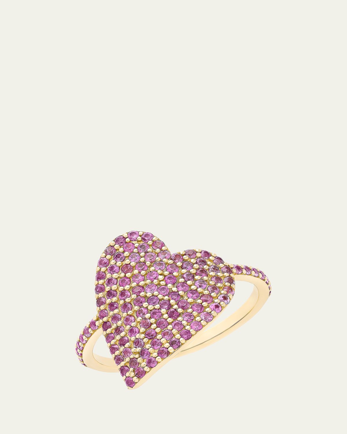 Lana Wrapped Heart Pink Sapphire Ring | Thumbnail 3 Lana Wrapped Heart Pink Sapphire Ring | Thumbnail 3