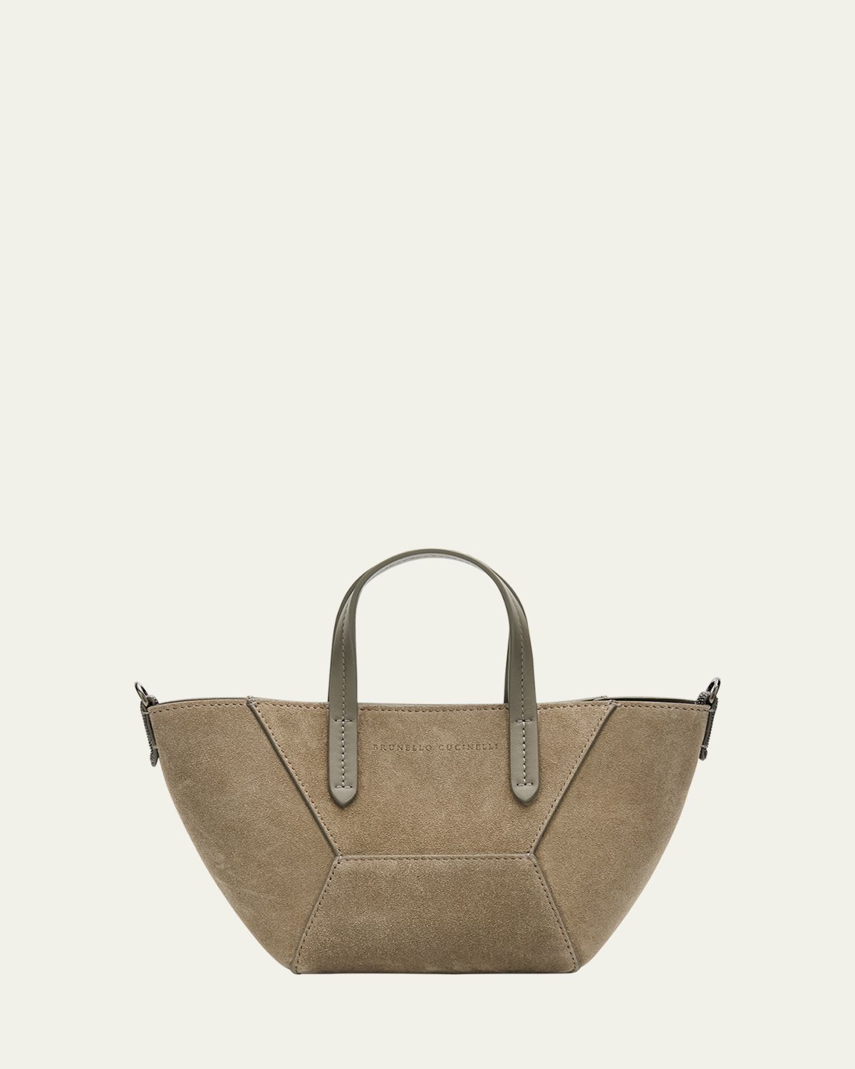Brunello Cucinelli Duo Soft Suede Mini Bag